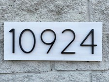 House Numbers, Address Numbers, Modern House Numbers, Personalized Wood Sign22