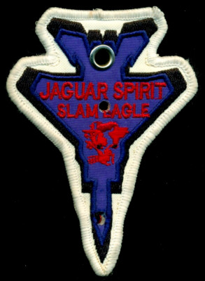 ROKAF 11th Fighter Squadron Jaguar Spirit Slam Eagle Keychain Patch KP-6