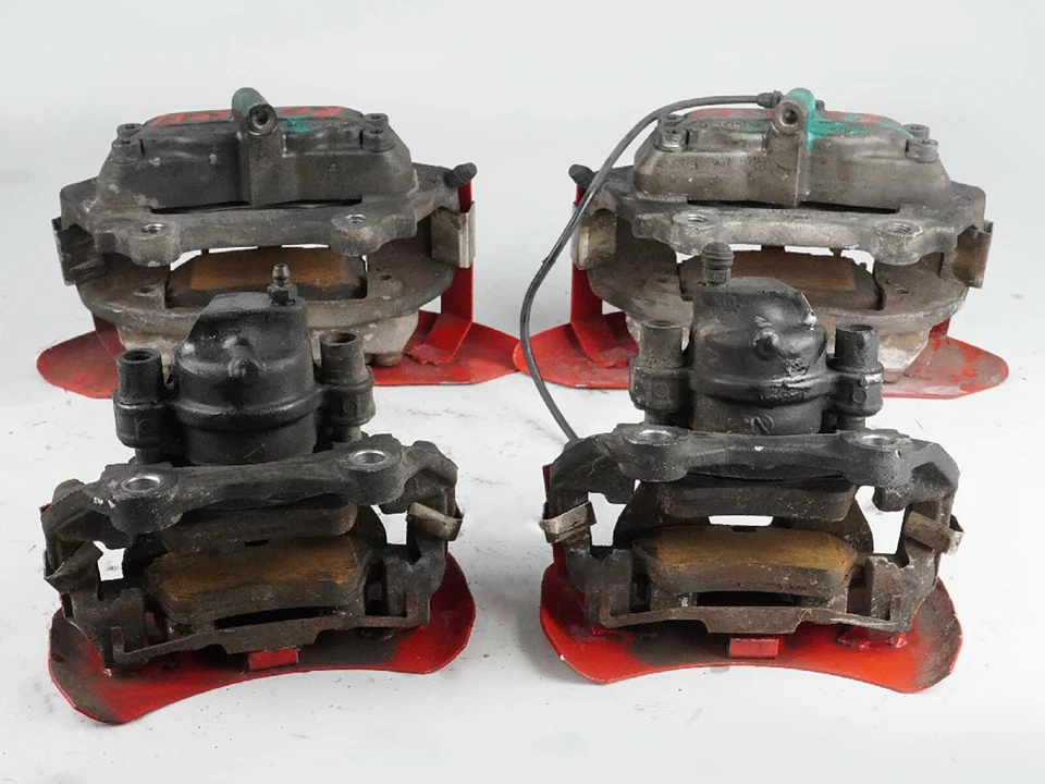 Juego de 4 pinzas de freno delanteras traseras OEM Mercedes Benz Sl 500 R230 2003-2006 Foto 2 de 4