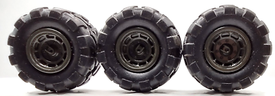 #ad Low Pressure Wheels 1 1 4 Inches Round Set Of 3 $6.49