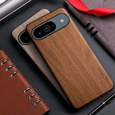 Wood Pattern Leather case for Google Pixel 8 7 6 9 Pro XL 6A 7A 8A  5A 5G 4A 4
