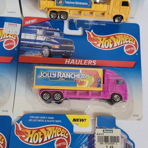 1990s Hot Wheels Haulers Lot of 9 Tow Truck Whoppers Firestone Race Team - Picture 9 of 13