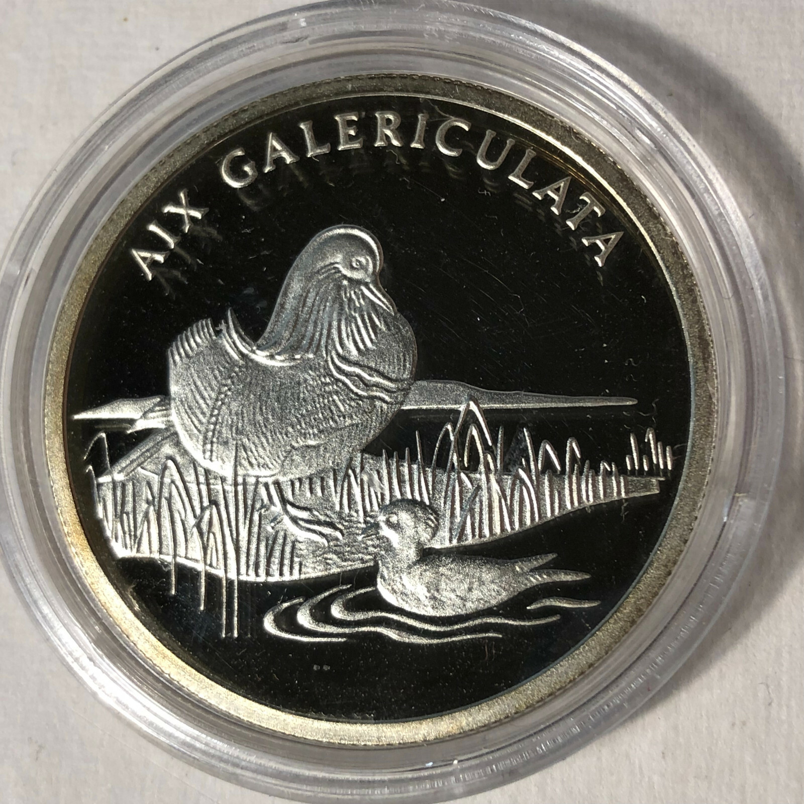 1986 WWF 30 Years, Aix Galericulata 20g Silver Proof Coin | eBay