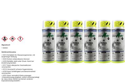 Set ColorMatic 2K Hi-Speed Klarlack glänzend mit Härter 6x200ml 187216