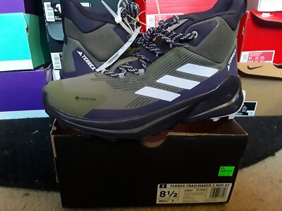 Womens Adidas Terrex TrailMaker 2 Mid GTX GoreTex Boots Olive Strata wmns IE9067
