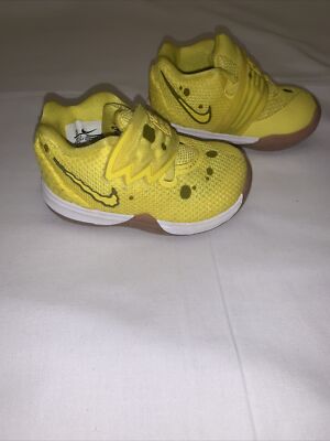 Nike Kyrie SpongeBob Kids Baby Sneakers Size 3C CN4490