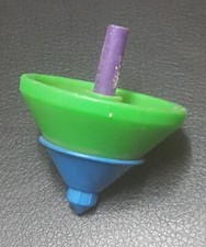 Judaica Israel Old Vintage Hanukkah Plastic Dreidel Spinning Top
