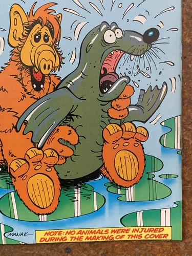 ALF #48 Marvel Comics 1991 Newsstand Edition Controversial SEAL Cover RARE - Picture 9 of 13