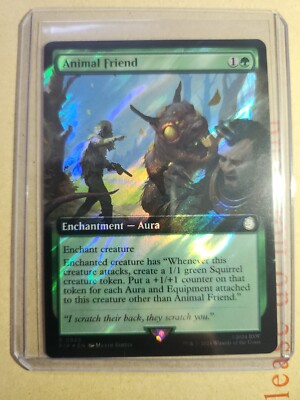 MTG - Animal Friend (Surge Foil Extended Art) [Fallout] Versandkostenfrei