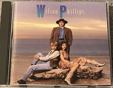 WILSON PHILLIPS :  Self Titled ; 1990 CD Is LN, Insert Very Good , Free Shipping