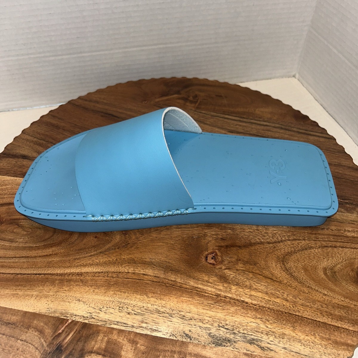 Adidas Y-3 Yohji Yamamoto Blue Cyan Water Slides Men\'s Size 9/ Women\'s 10 Adidas Y-3 Yohji Yamamoto Blue Cyan Water Slides Men main image 3