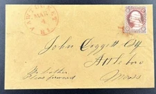 Tangstamp: US Stamp #10A On Cover PF Certificate
