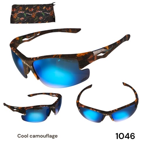 Camo / With Bag sport driving fishing,, sunglass - 第 1/1 張圖片