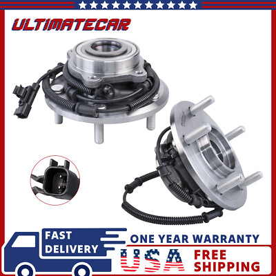 2x Rear Wheel Hub Bearing w/ ABS For Chrysler Town & Country Dodge Grand Caravan