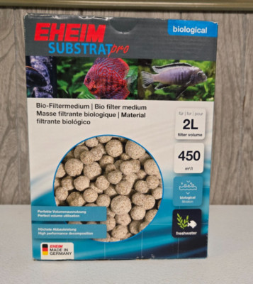 Eheim Substrate Pro. Biological Filter Media. Volume 2 L. Brand New.