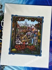 Disney Parks New Fantasyland Disney World Matte Print Dave Avanzino 14” x 18”