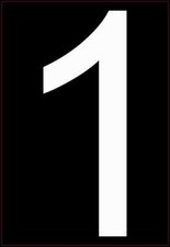 5.5in x 8in Address Number 1 Magnet