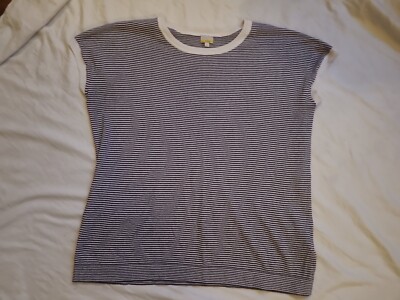 HOBBS NW3 XS fine K It Sleeveless Pullover Vest 40'' Boxy Nautical Used Vgc