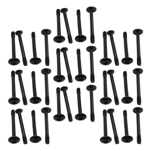 50pcs Screws PC Fan Screws Compute Replacement Screws Chassis Cooling Fan Screws - Afbeelding 3 van 12