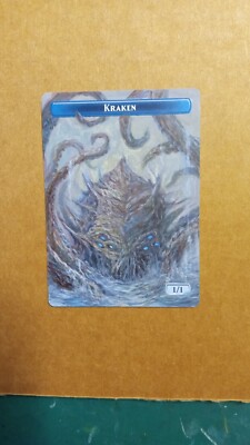 MtG Kraken Token Magic Altered Hand Painted Art Alter IKO Ikoria | eBay MtG Kraken Token Magic Altered Hand Painted Art Alter IKO Ikoria | eBay