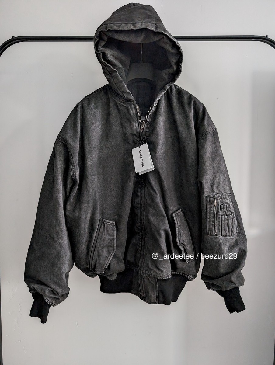Balenciaga denim bomber jacket | Eraldo.com UK - ジャケット