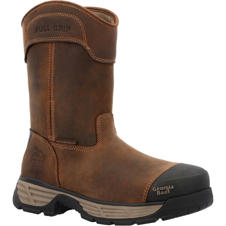 Georgia Boot DuraBlend Edge Waterproof Alloy Toe Pull-on Work Boot