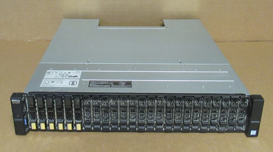 Dell Compellent SC4020 Storage Array 6 x 900GB HDD 2x 10G-iSCSI-2 Controllers - Image 2 of 3