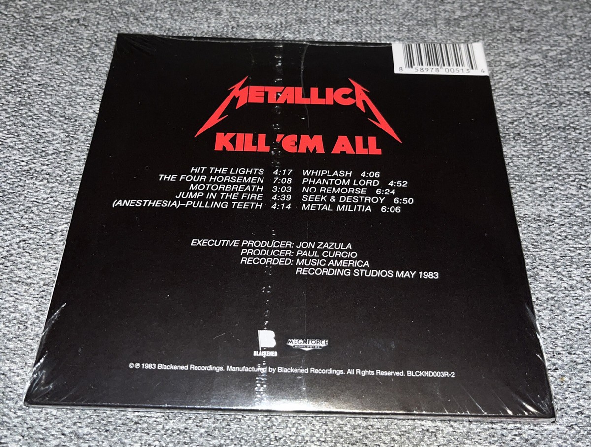 Kill Em All by Metallica (New CD)⭐️Buy Any 3 Get 1 Free