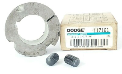 7/07×19 8/07×2 9/77×8 10/77×2 3/0×5 NIB DODGE 117161 TAPER-LOCK BUSHING 1610 X 1-1/4 KW | eBay