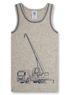 Boy's Undershirt Crane, Grey V.Sanetta Gr.104 +116