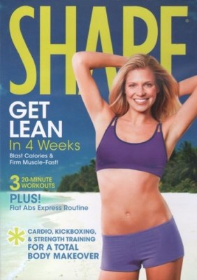 SHAPE GET LEAN IN 4 WEEKS EXERCISE DVD WITH YUMI LEE AEROBICS TONING WORKOUT