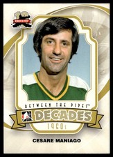 2011-12 In The Game Between the Pipes Cesare Maniago Minnesota North Stars #129