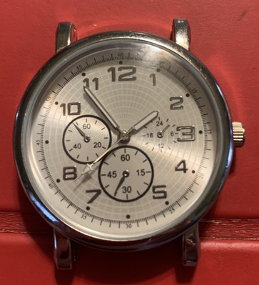 Mens Quarts Watch Stainless Steel Case Made In China Without Band New Battery