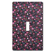 Decorative Acrylic Light Switch/Electrical Outlet Covers-Flowers 3