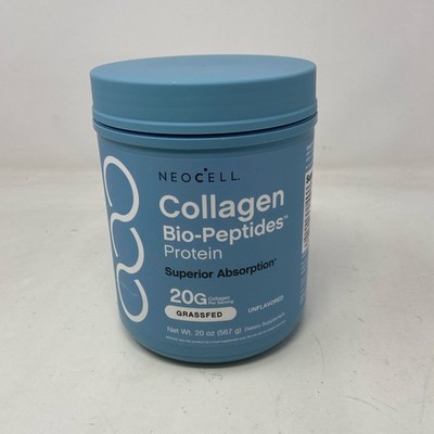 NeoCell Collagen Bio-Peptides Protein Unflavored 20oz Blue Jar