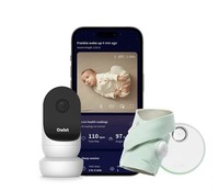 Owlet Set of Dream Sock + Cam 2 Brand New Allows Parents to See Hear Baby Sleep