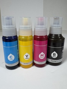 Hiipoo Sublimation Ink Set for Epson – Black 127ml + CMY 70ml Lot – Used￼