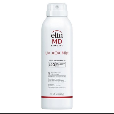Elta MD UV AOX Mist SPF 40  5oz Face and Body Sunscreen Mist  - New EXP 2028/07
