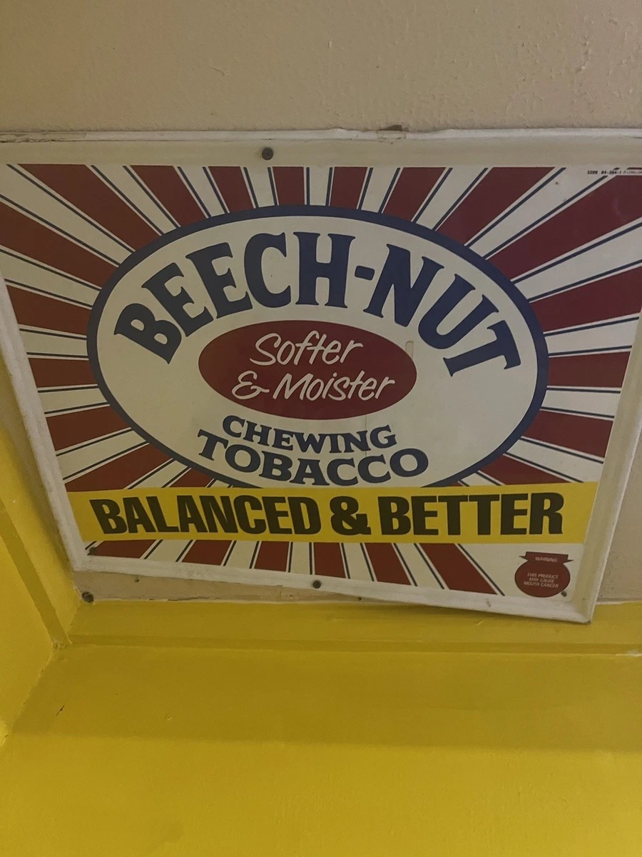 beech nut chewing tobacco sign Vintage Beech-Nut Patch Beech-Nut porcelain sign - Primarily