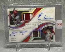 2023 Immaculate Collection Elly De La Cruz Noelvi Marte Dual Patch Auto /25 Reds