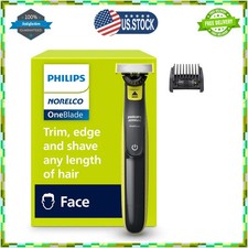 Philips Norelco OneBlade 360 Hybrid Electric Face Trimmer and Shaver QP2724/70