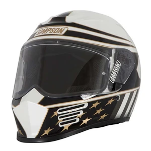 Simpson Speed Full Face Motorbike Motorcycle Helmet Americana Gold