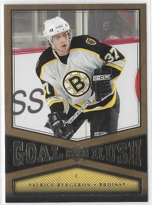 Patrice Bergeron 2005-06 Upper Deck Goal Rush #GR9 Boston Bruins