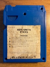 AEROSMITH ROCKS VINTAGE RARE 8 TRACK TAPE TESTED LATE NITE BARGAIN