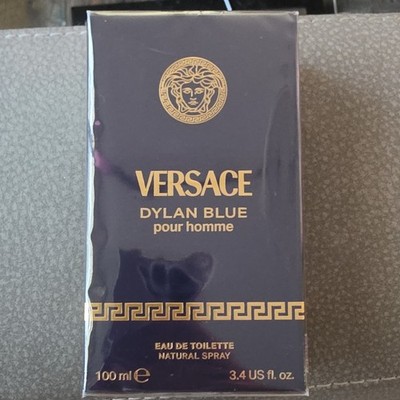 Versace Dylan Blue Pour Homme Eau de Toilette Spray, Regular Size 3.4 fl oz