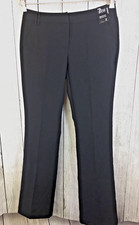 NWT NEW YORK COMPANY 7th AVENUE Black Bootcut Dress Pants Womens Size 2 44