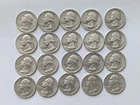 Washington Quarters Lot Of 20 90% Silver Pre-1964 Lot #2