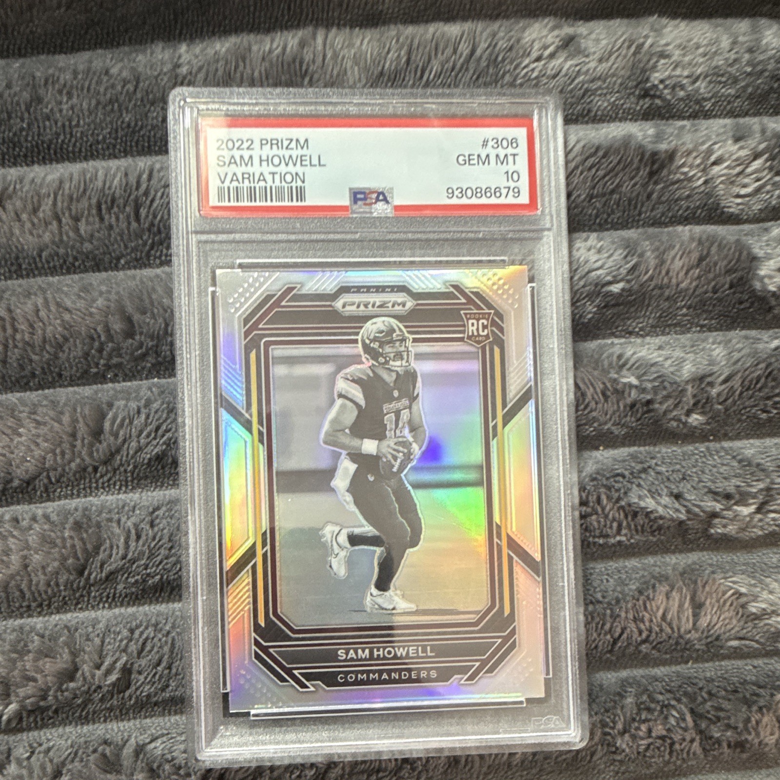Sam Howell Panini Prizm #306 Variation