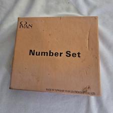 Ivan 8136 1/2" set numeri set timbri in pelle kit strumento di timbratura set/kit