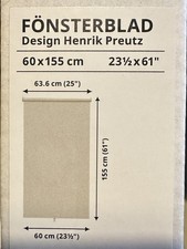 IKEA FONSTERBLAD  Blackout  Blind 60x155cm